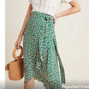 Anthropologie Faithfull The Brand size 2/XS wrap skirt